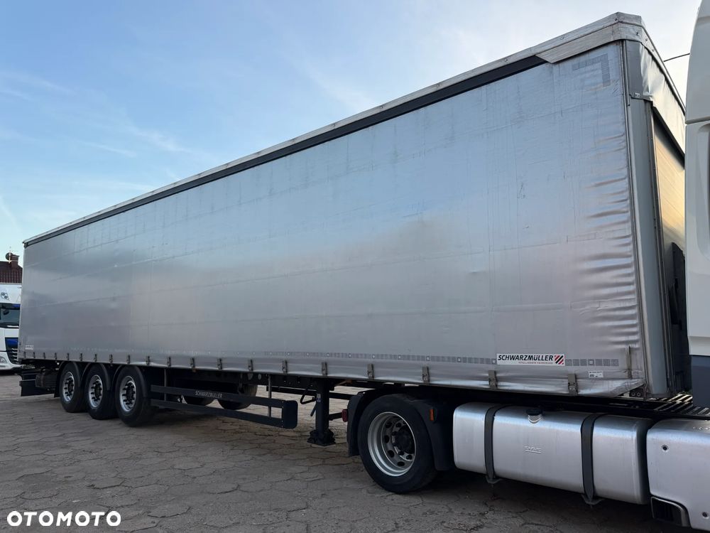 Schwarzmuller FIRANKA / ULTRA LIGHT 5640 KG WAGA SAF / PIERWSZA OŚ PODNOSZONA / OSIE SAF INTRAX / ŁADNA SREBRNA PLANDEKA / DWA KOŁA ZAPASOWE / 2021 ROK  !! - 6