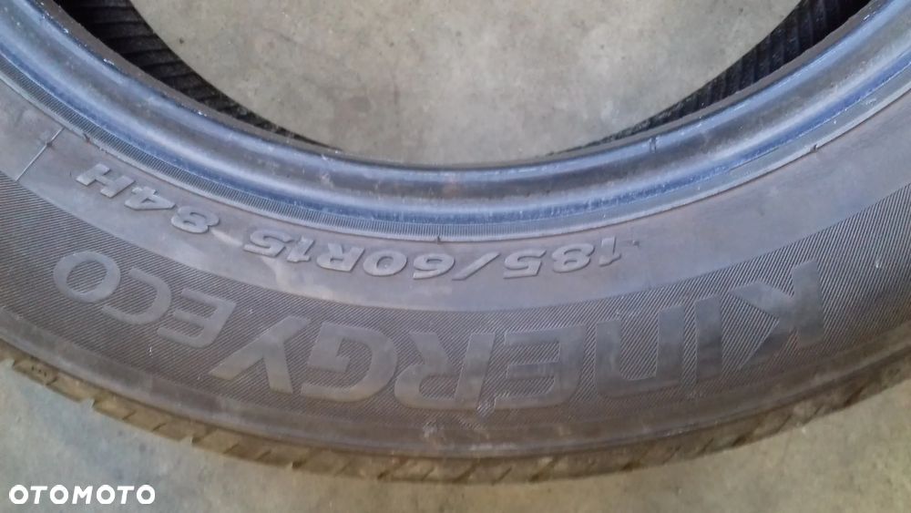 2 opony letnie Hankook kinergy eco 185/60/15 4mm - 4