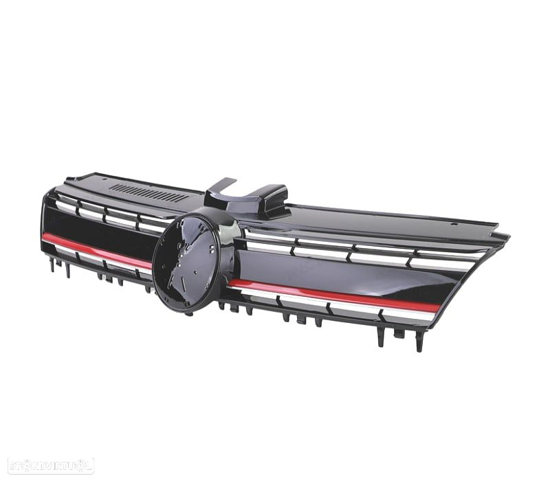 GRELHA FRONTALVW GOLF 7 12-17 LOOK R PRETO VERMELHO - 2