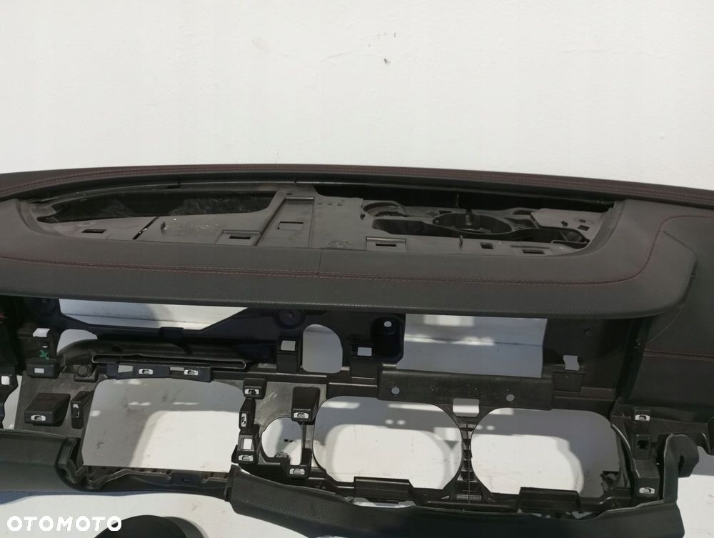 Konsola pulpit deska MERCEDES CLS A257 AMG HEAD UP CZERWONA NIĆ - 5