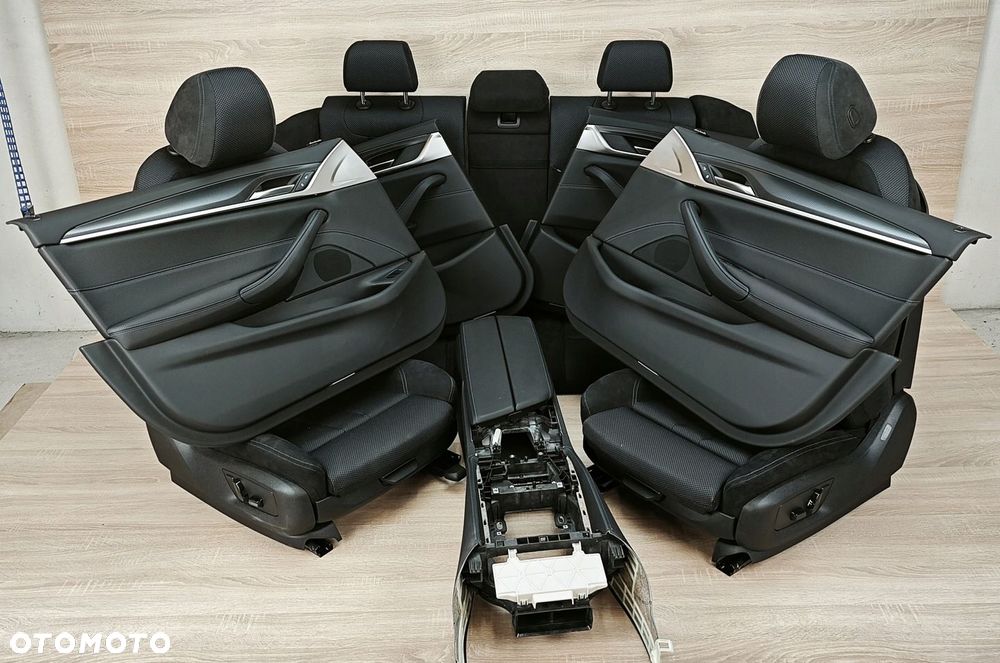 FOTELE BMW 5 G30 SEDAN LIFT LCI M-PAKIET SPORT AMBIENTE 34 km EUROPA - 2