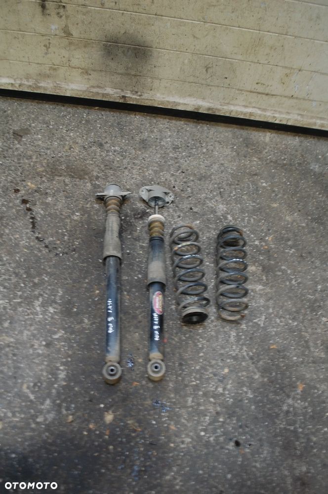 AMORTYZATORY TYŁ TYLNE + SPRĘŻYNY VW POLO IV 9N3 IFT 1.4 TDI MONROE - 5