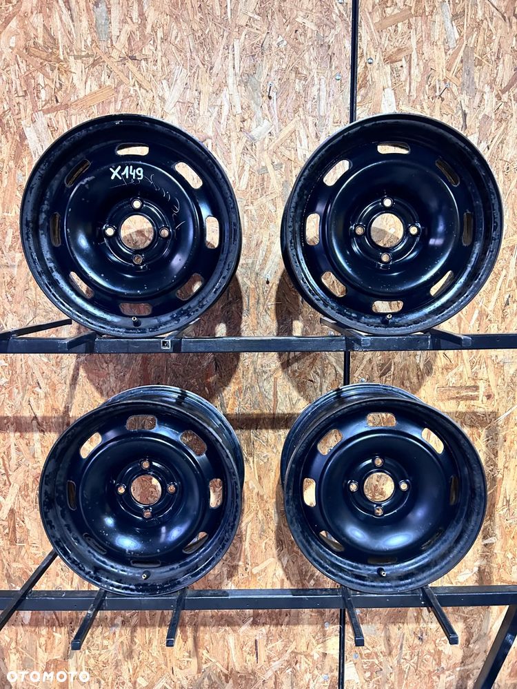 4 FELGI STAL. PEUGEOT 207 , CITROEN C3 , RENAULT PARTNER , BERLINGO 15'' 6J ET23 - 1
