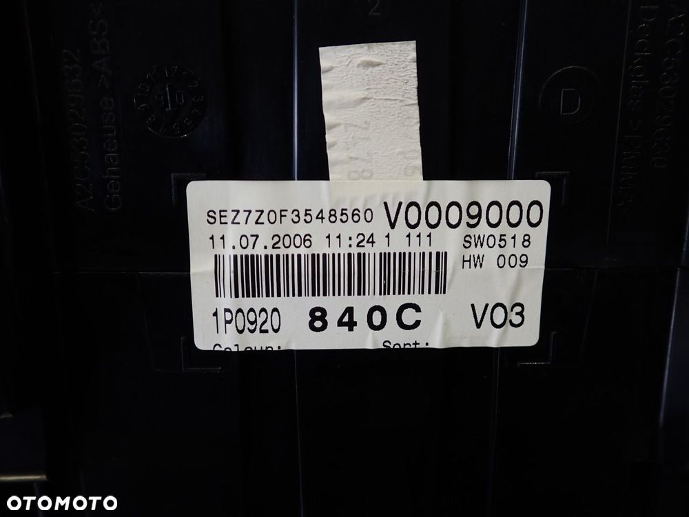 LICZNIK SEAT LEON II 1P0920840C - 6