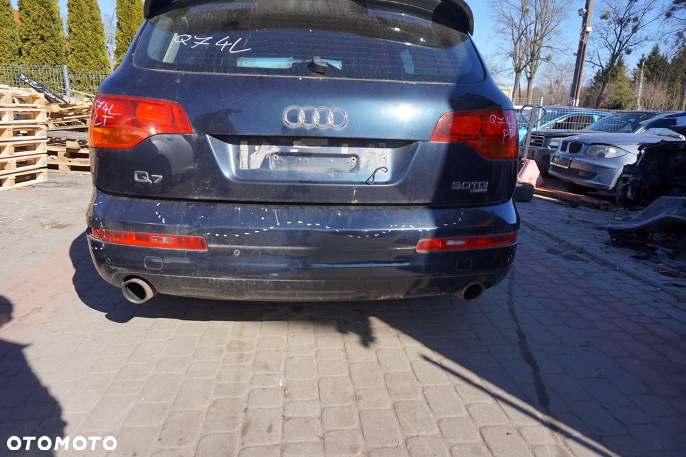 ZDERZAK TYLNY Q7 4L LIFT LZ5Q  CZARNY AUDI 2009-2015 - 1