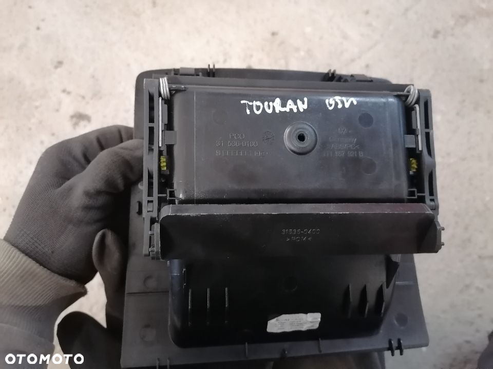 Schowek Deski Konsoli Górny VW Touaran Czarny 1T1857921B - 6