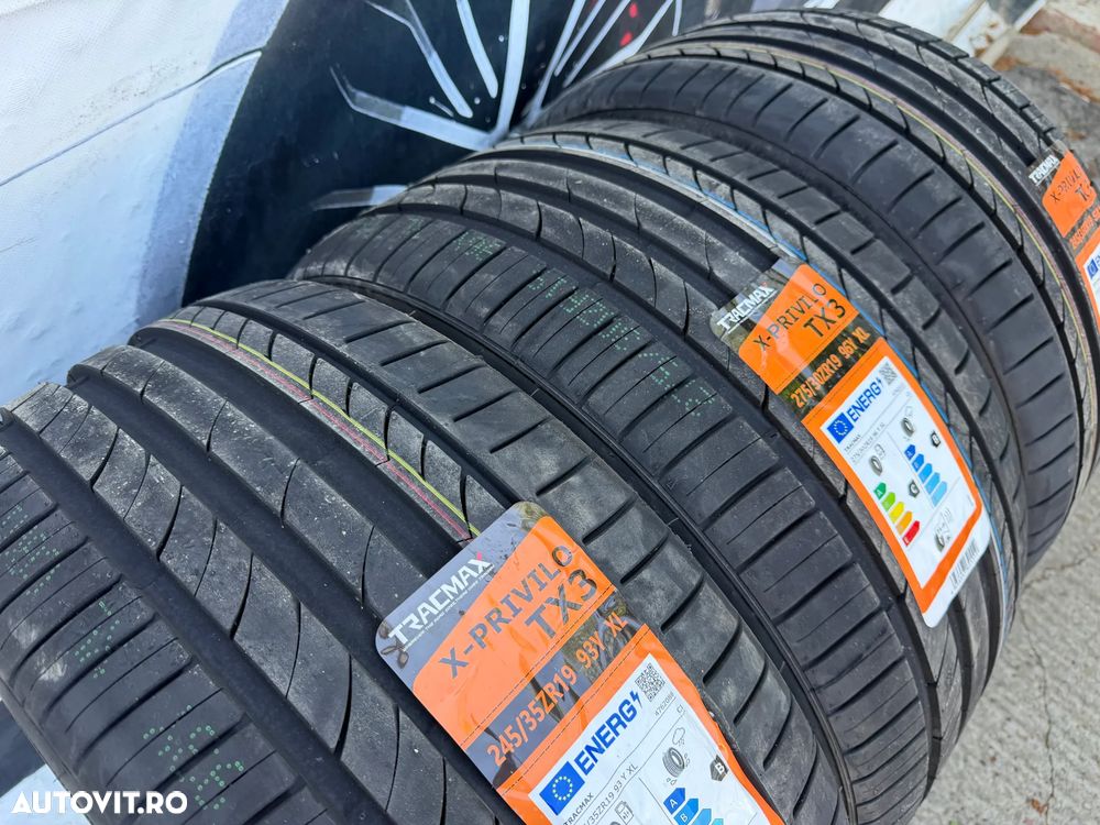 4 anvelope vara 245-35-19 si 275-30-19 bmw E60 E90 BMW seria5 cauciucuri 245-35-19 - 275-30-19 cu protectie janta - 4
