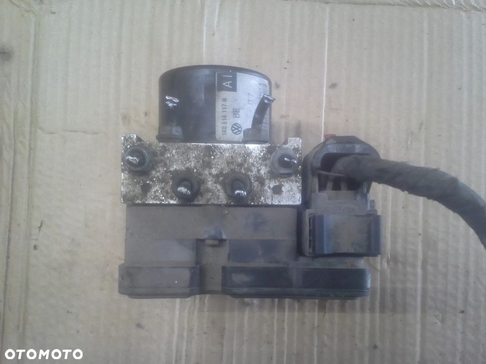 Skoda Octavia II pompa sterownik abs 1K0614117H  1K0907379P plus wtyczka z wiązką - 11