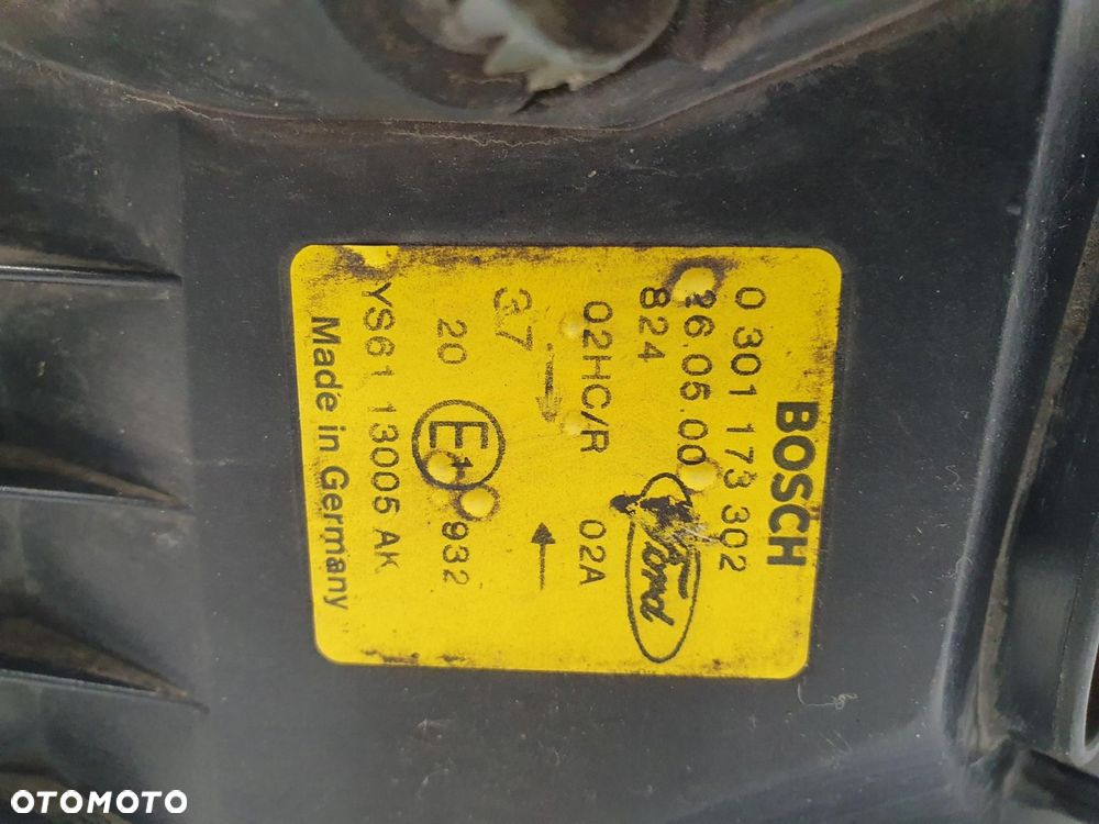 LAMPA Ford Fiesta Mk4 Mk5 lift PRAWY PRZÓD prawa przednia pasażera Europa - 8