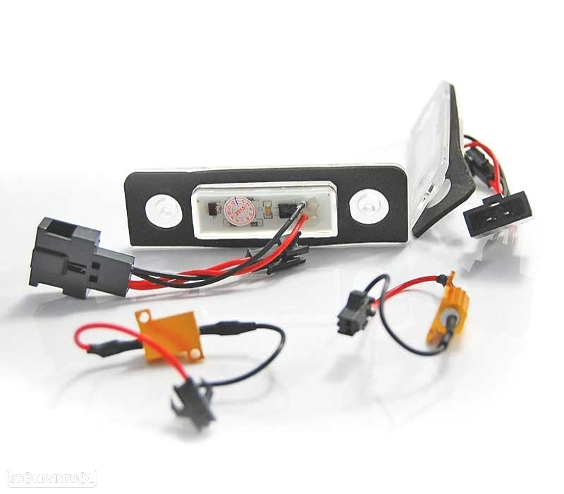 LUZES MATRÍCULA LED SKODA OCTAVIA 09-12 ROOMSTER 06-10 CANBUS - 2