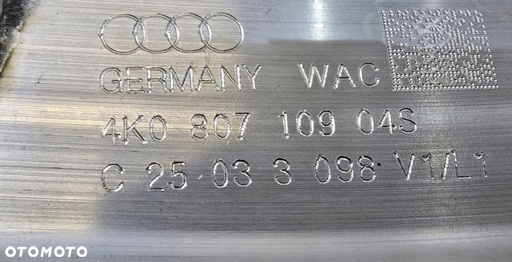 belka wzmocnienie zderzaka przód audi a6 c8 18r 4k080710904s - 4