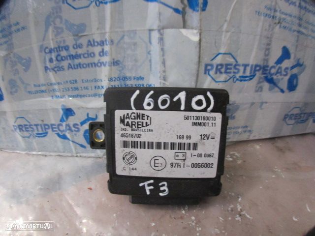 Modulo 46518702 97RI0056002 501130180010 FIAT PALIO WEEKEND 1999 1.2 I 75CV 5P CINZA Módulo Imobilizador - 1