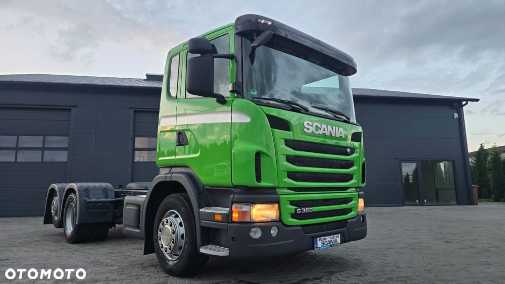 Scania G360 6x2 13litrowy 6cyl ful air 3.9 rozstaw idealna rama do zabudowy pod beczkę asenizacyjną, mleko, wywrotka - 8