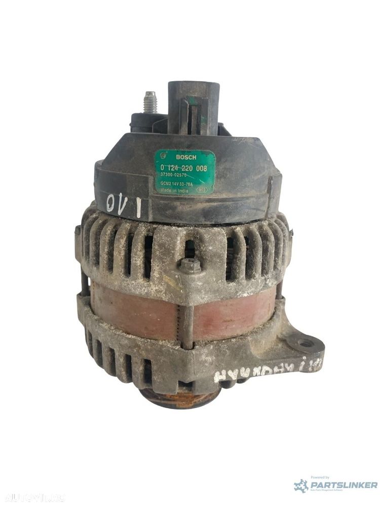 Alternator HYUNDAI i10 PA 2007 - 2013 1.1B OEM 0124220008 - 1