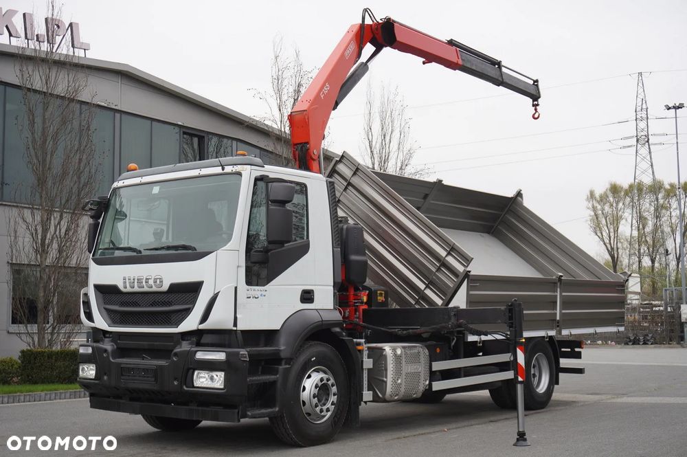 Iveco Stralis 19.310 E6 4x2 / Fassi F155A.0.22 / 690 MTH! / pilot / NOWA 3-stronna wywrotka - 15