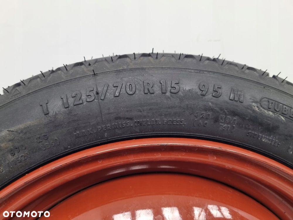 KOŁO DOJAZDOWE ZAPASOWE Suzuki Swift MK6 IV VI 125/70 R15 4x100 ET45 4JX15H - 7