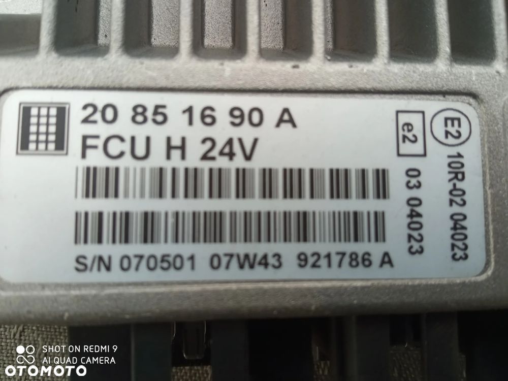 sterownik modułu świateł FCU RENAULT premium DXI nr 20851690A - 2
