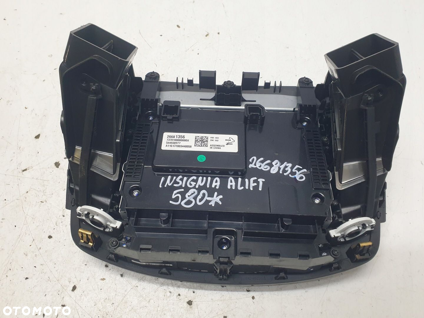 WYŚWIETLACZ RADIA NAWIGACJI OPEL INSIGNIA A LIFT 26681356 - 6