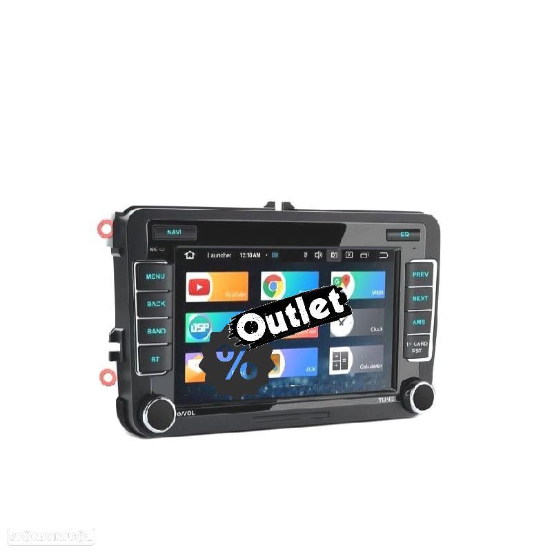 M010084L1 AUTO RÁDIO GPS ANDROID 14 VOLKSWAGEN VW SKODA SEAT - 1