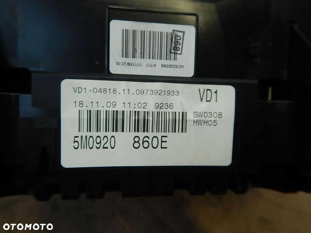 vw golf plus vi 1.6 tdi licznik europa! - 2