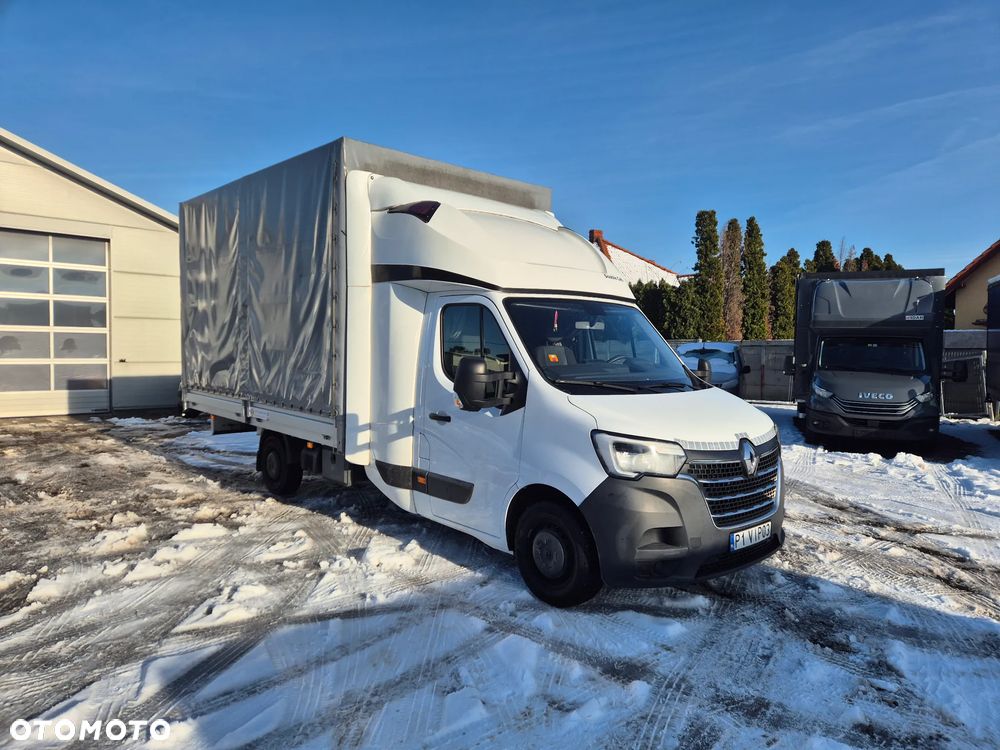 Renault MASTER FIRANA 10EP PLANDEKA SPOJTRAK XL TWINCAB 2.3 165KM SERWIS ASO BEZWYPADKOWY ZADBANY 2021 PODUSZKI FV23% WEBASTO BEZ WKŁADU FINANSOWEGO - 4
