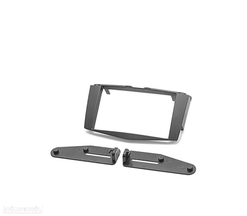 MOLDURA ADAPTADOR PRETO PARA RADIO 2-DIN PARA MERCEDES CLASE-C - 1