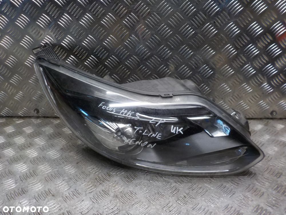 FORD FOCUS MK3 ST-LINE LAMPA PRAWA PRZÓD XENON LED WERSJA ANGIELSKA CZARNY ŚRODEK - 3