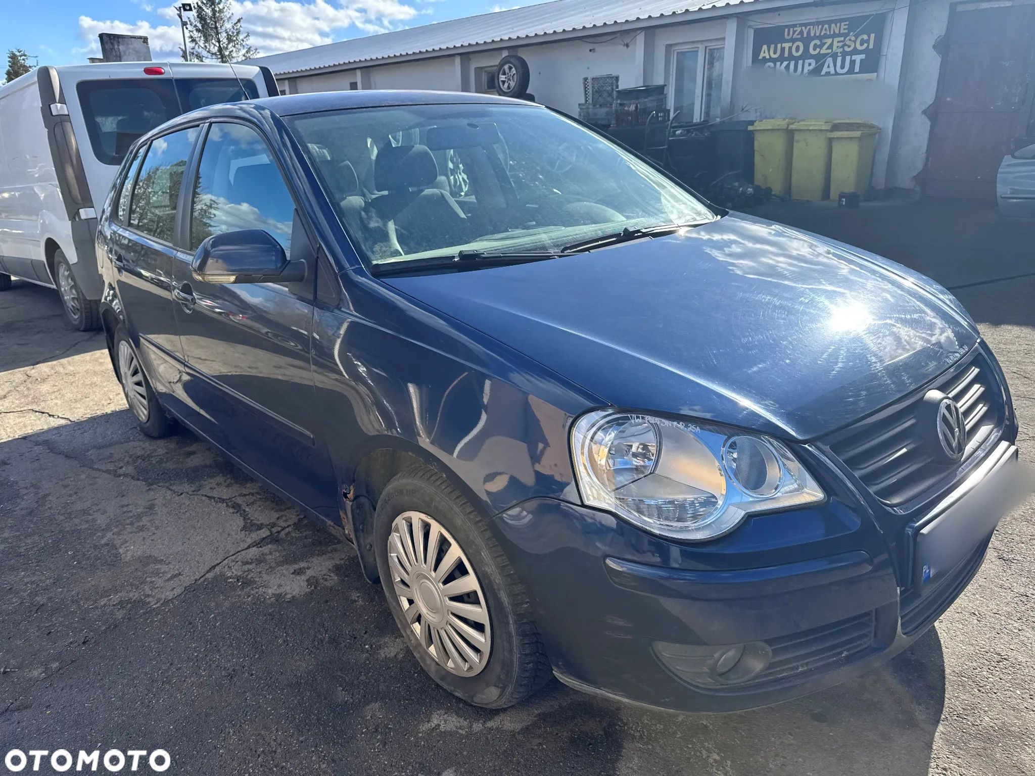 VW POLO 9N3 1.4 TDI 80KM 59kW BNV NIEBIESKI LF9G NA CZĘŚCI - 1