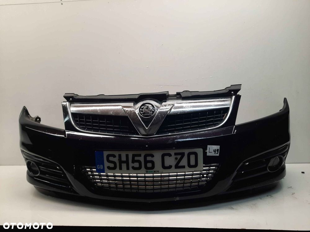 } ZDERZAK PRZÓD PRZEDNI OPEL VECTRA C LIFT FL Z20R CZARNY HALOGENY - 1