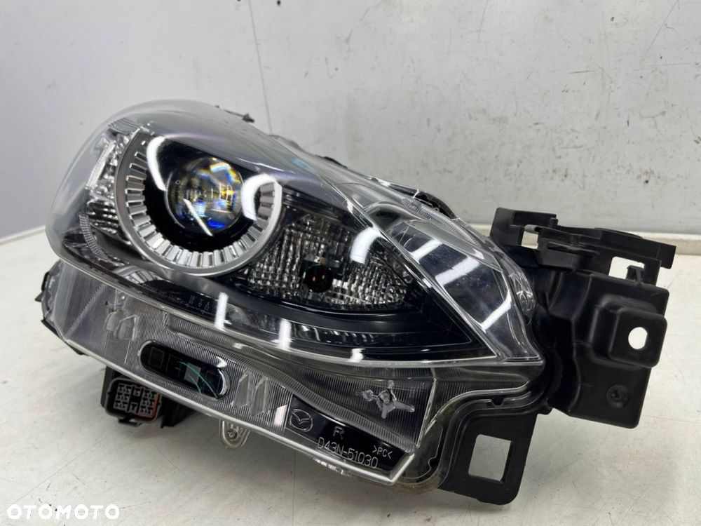 Lampa reflektor Mazda 2 III LIFT DJ DL 2019r.- PRAWA przednia LED prawy przód 13 pin d43n-51030 - 7