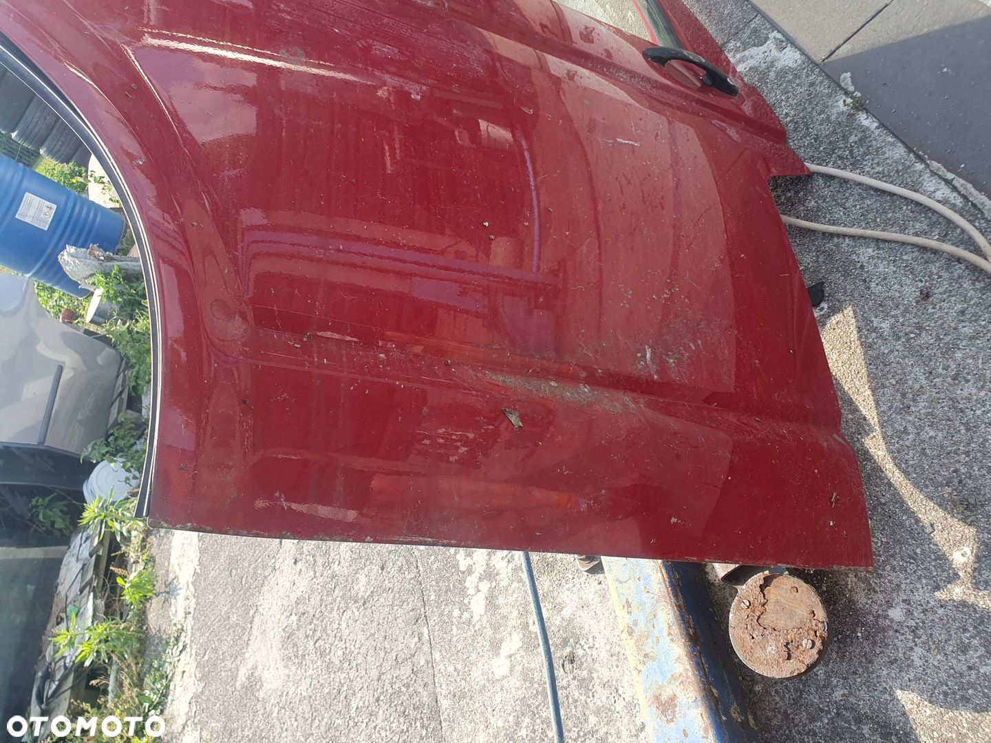Drzwi LEWE przód Volkswagen Transporter T5 CZERWONY igła BEZ KOROZJI 05r - 7