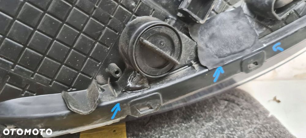 kia ceed ii lampa lewa reflektor soczewka h7+h7+led eu - 6