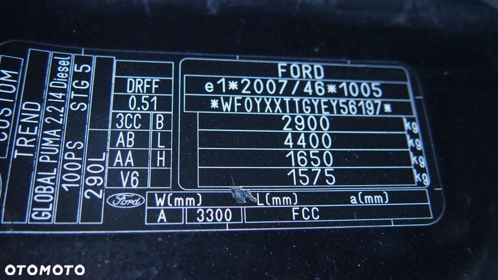 Ford Transit Custom L2H2 VA Trend - 22