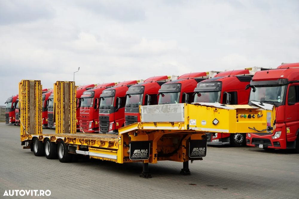 Castera REMORCA AUTO AMC CASTERA / ÎNCĂRCĂTOR JOS / 13,1 M / GAMĂ HIDRAULICĂ / AXĂ DE DIRECȚIE / TROLIU - 10