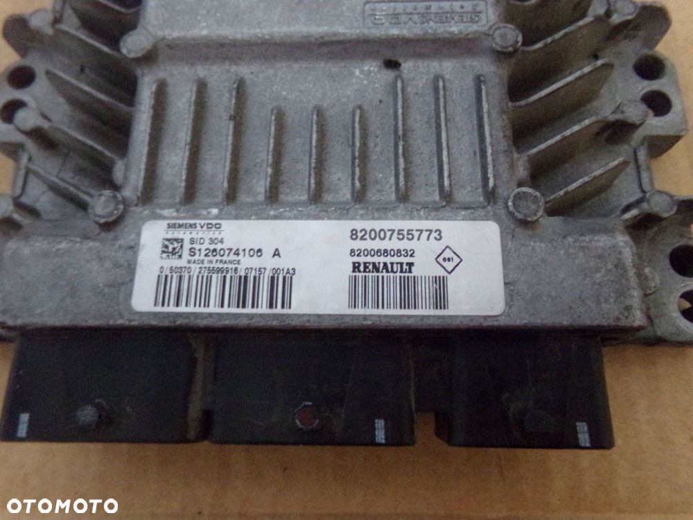 komputer sterownik silnika 8200755773 megane ii 1.5 dci - 2