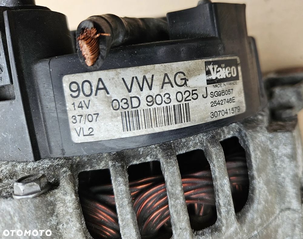 VW Polo 9N Skoda Fabia Seat Ibiza alternator 1.2 6V 70A   90A 03D903025H  03D903025J - 5