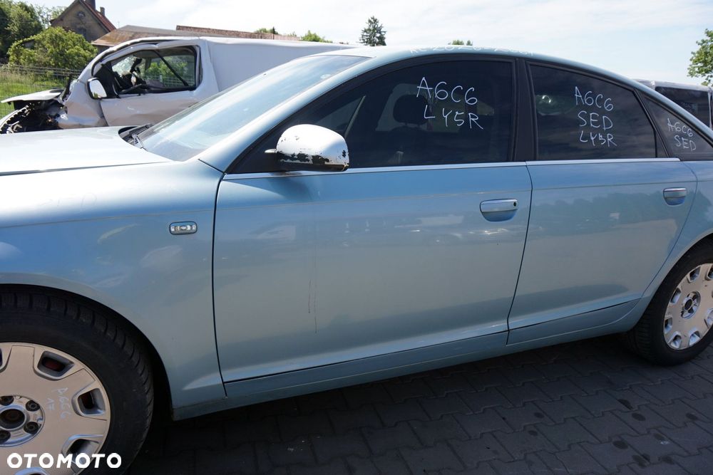 DRZWI PRZEDNIE LEWE A6 C6 SEDAN LY5R  NIEBIESKI AUDI 2004-2008 - 4