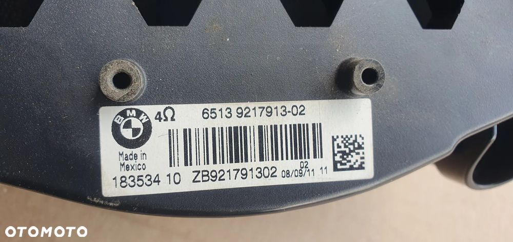 Głośnik niskotonowy subwofer prawy lewy BMW X5 E70 9217913 - 9