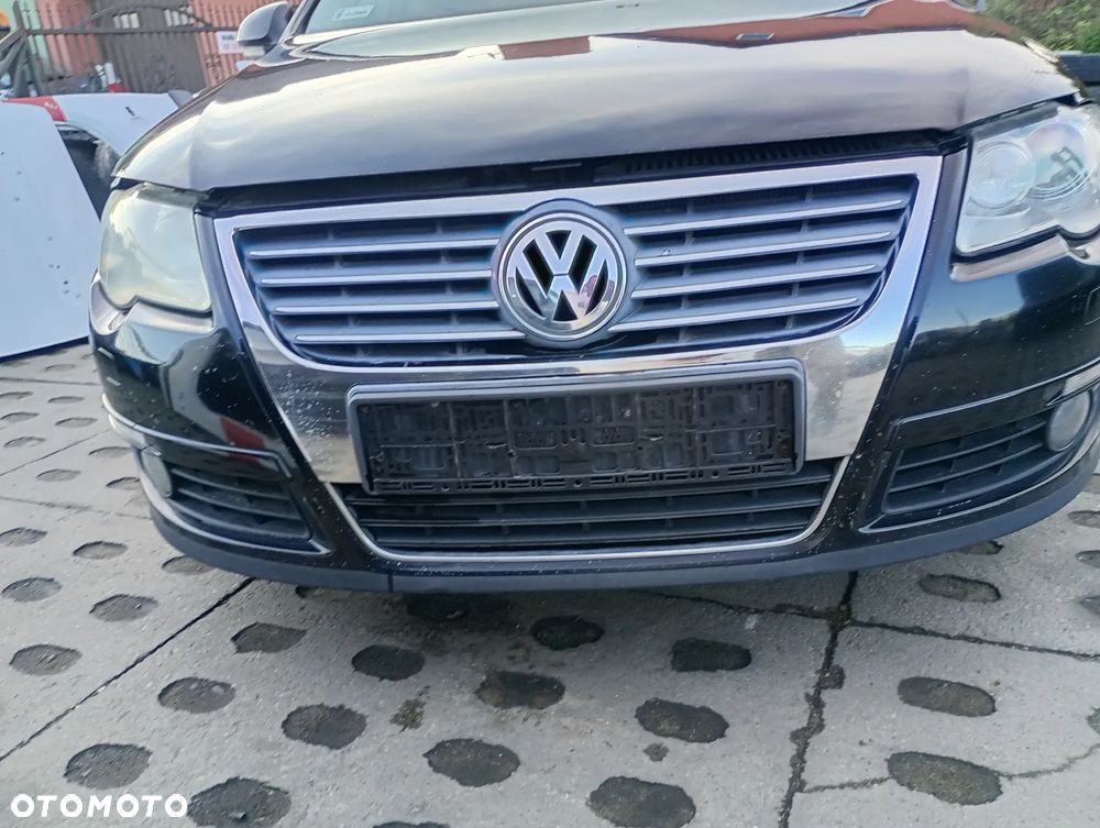VW PASSAT B6 zderzak przedni przód gril kratki - 2