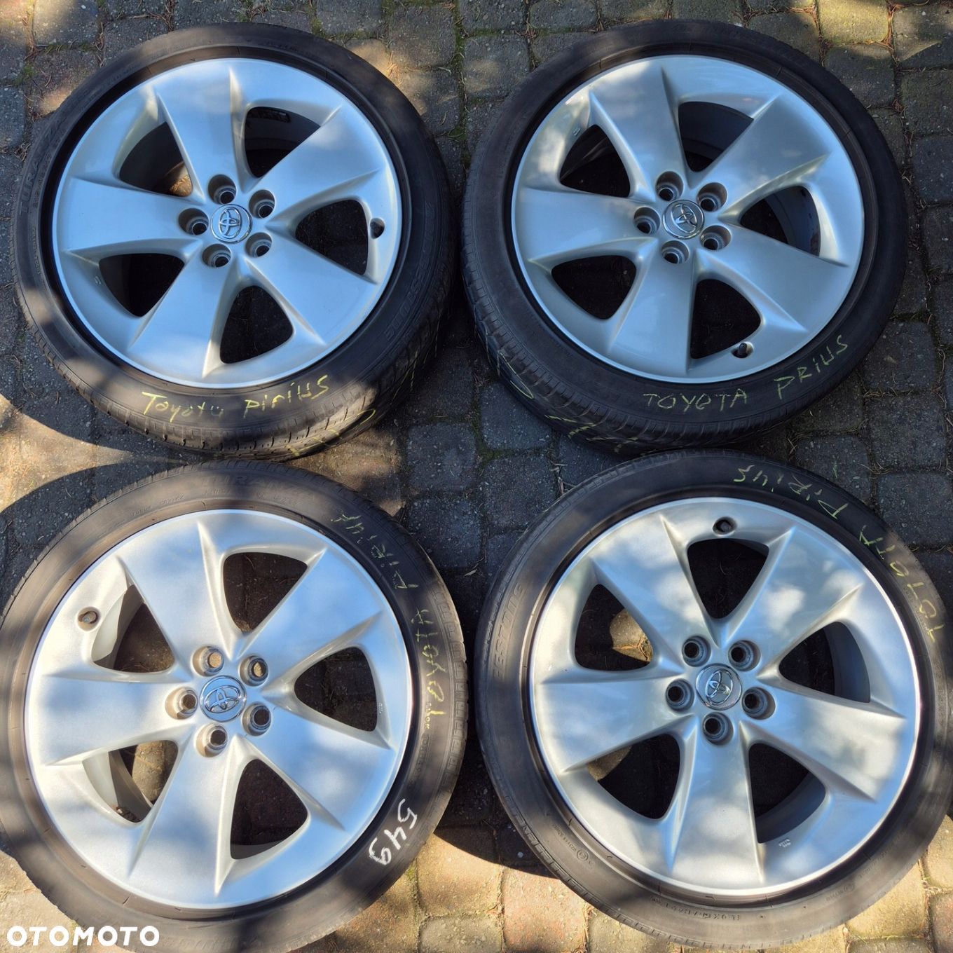 LATO KOŁA 17 TOYOTA PRIUS AVENSIS CELICA TREZIA VERSO S 215/45 R17 5x100 - 1