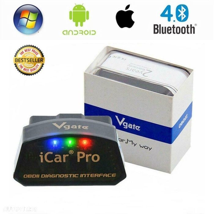Diagnoza Vgate iCar Pro Bluetooth 4.0 OBD2 Scanner For Android / IOS - 1