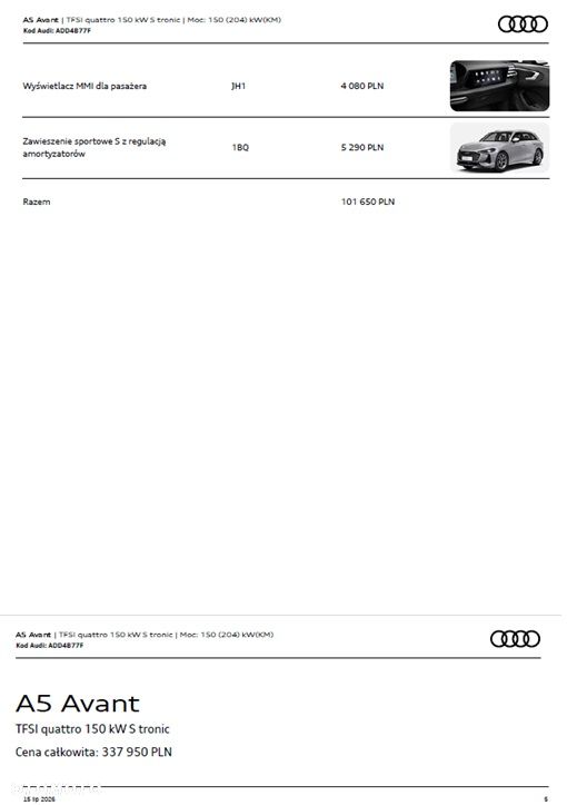 Audi A5 Avant TFSI Quattro S tronic - 22