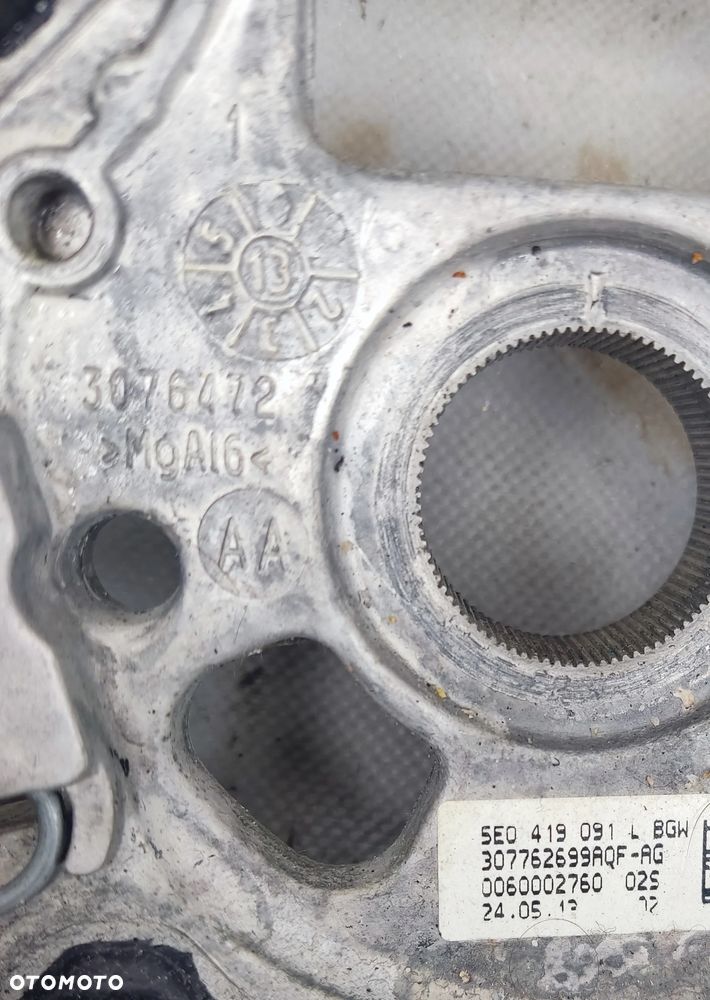 SKODA OCTAVIA III RS VRS KIEROWNICA SKÓRA MULTIFUNKCJA ŁOPATKI 5E0419091L - 6