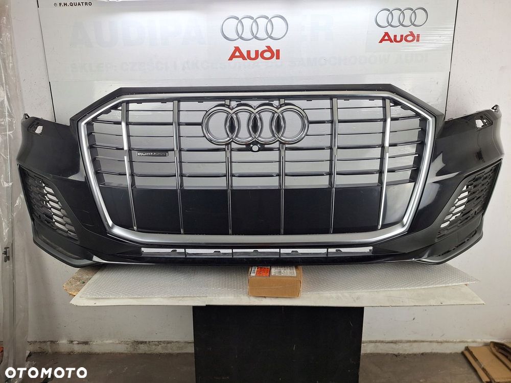 ZDERZAK AUDI Q7 4M II 4M0 S-LINE LIFT PO LIFTINGU 2019-2024 ORYGINAŁ OE ASO - 1