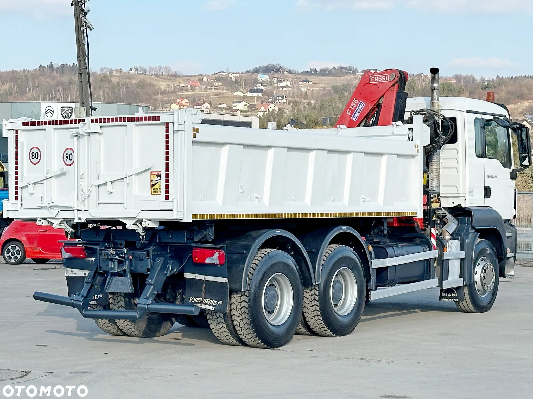 MAN TGS 33.440 * WYWROTKA 4,90 m * FASSI F155A.0.22 + PILOT / 6x4 - 6