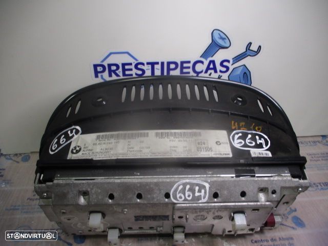 Display Relogio 65829193745 BMW E61 2005 520D 177CV 5P PRETO - 4
