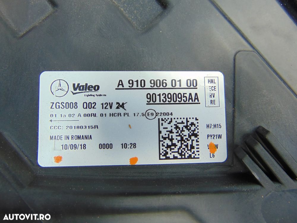 Far Mercedes Sprinter W907 faruri stanga dreapta impecabile volan stanga - 6