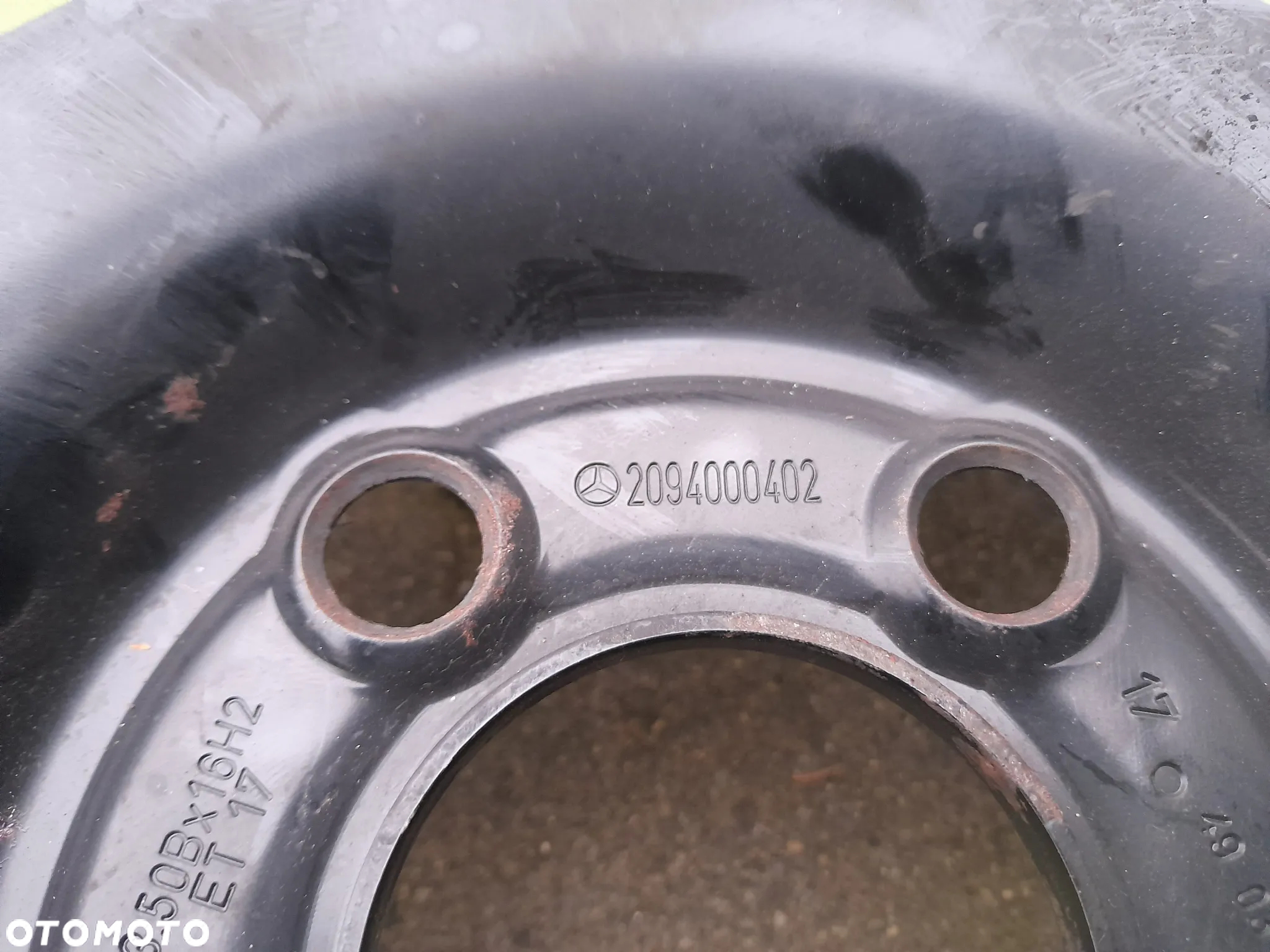 Koło dojazdowe Mercedes Audi 16" A2094000402 Continental - 2