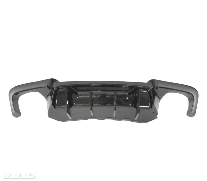 DIFUSOR BMW F10 F11 LOOK M COMPETITION PRETO BRILHANTE - 2