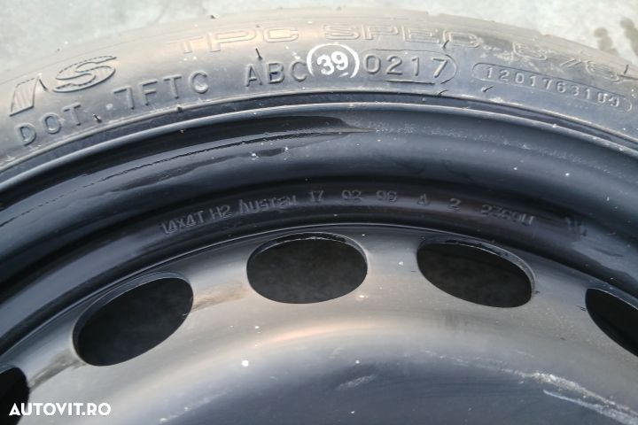 Roata de rezerva slim R14 14x4TH2 ET26 105/70 R14 14x4TH2 ET26 105/70 - 5